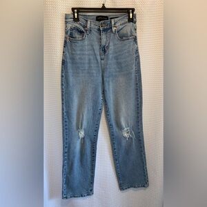 KENDALL + KYLIE the high‎ rise skater distressed mom Jeans size 3/26